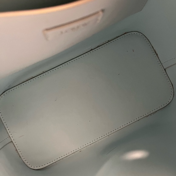 J. Crew Factory Light Blue Bucket Bag With Adjustable Straps - Picture 5 of 7